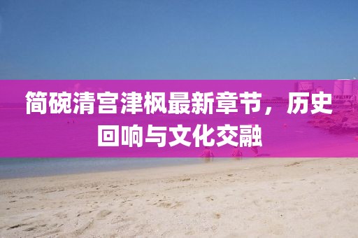 簡(jiǎn)碗清宮津楓最新章節(jié)，歷史回響與文化交融