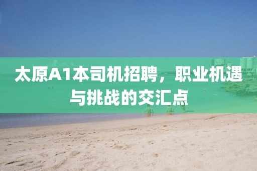 太原A1本司機(jī)招聘，職業(yè)機(jī)遇與挑戰(zhàn)的交匯點(diǎn)