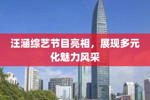 汪涵綜藝節(jié)目亮相，展現(xiàn)多元化魅力風(fēng)采