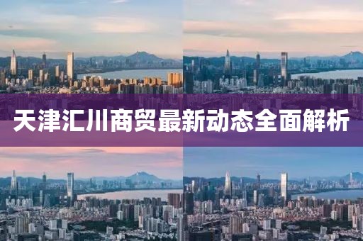 天津匯川商貿(mào)最新動(dòng)態(tài)全面解析