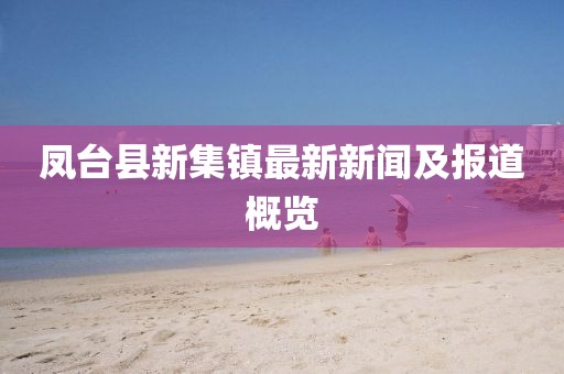 鳳臺縣新集鎮(zhèn)最新新聞及報道概覽