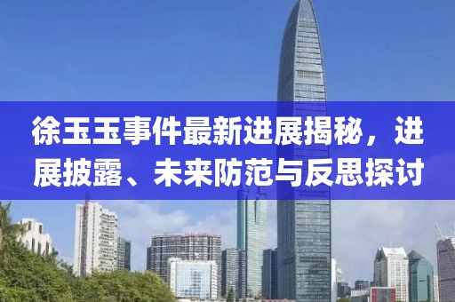 徐玉玉事件最新進(jìn)展揭秘，進(jìn)展披露、未來防范與反思探討
