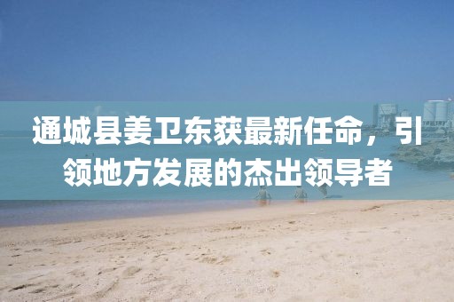 通城縣姜衛(wèi)東獲最新任命，引領(lǐng)地方發(fā)展的杰出領(lǐng)導(dǎo)者