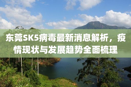 東莞SK5病毒最新消息解析，疫情現(xiàn)狀與發(fā)展趨勢(shì)全面梳理