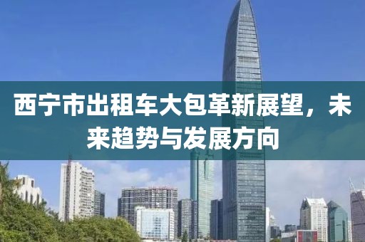 西寧市出租車大包革新展望，未來趨勢與發(fā)展方向