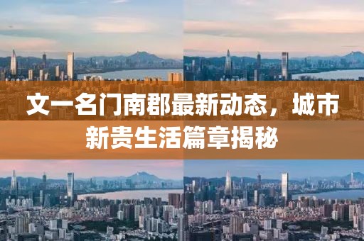 文一名門南郡最新動(dòng)態(tài)，城市新貴生活篇章揭秘