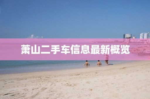 蕭山二手車信息最新概覽