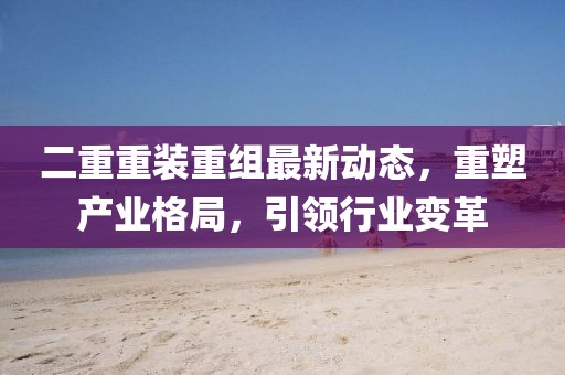 二重重裝重組最新動(dòng)態(tài)，重塑產(chǎn)業(yè)格局，引領(lǐng)行業(yè)變革