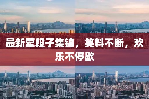 最新葷段子集錦，笑料不斷，歡樂(lè)不停歇