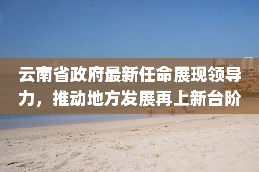 云南省政府最新任命展現領導力，推動地方發(fā)展再上新臺階