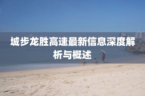 城步龍勝高速最新信息深度解析與概述