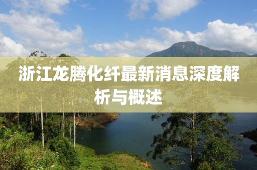 浙江龍騰化纖最新消息深度解析與概述