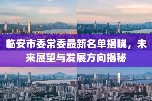 臨安市委常委最新名單揭曉，未來展望與發(fā)展方向揭秘