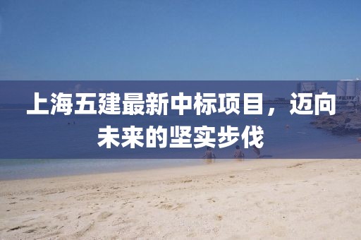 上海五建最新中標(biāo)項(xiàng)目，邁向未來(lái)的堅(jiān)實(shí)步伐